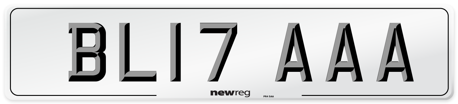 BL17 AAA Number Plate from New Reg